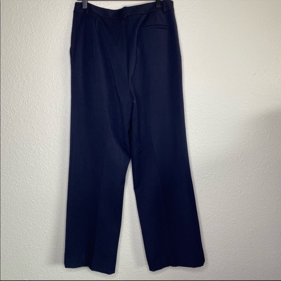 Brooks Brothers 346 wide leg navy trousers size 6 - Picture 6 of 6